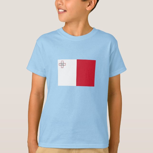 Camiseta Bandeira de Malta (Frente)
