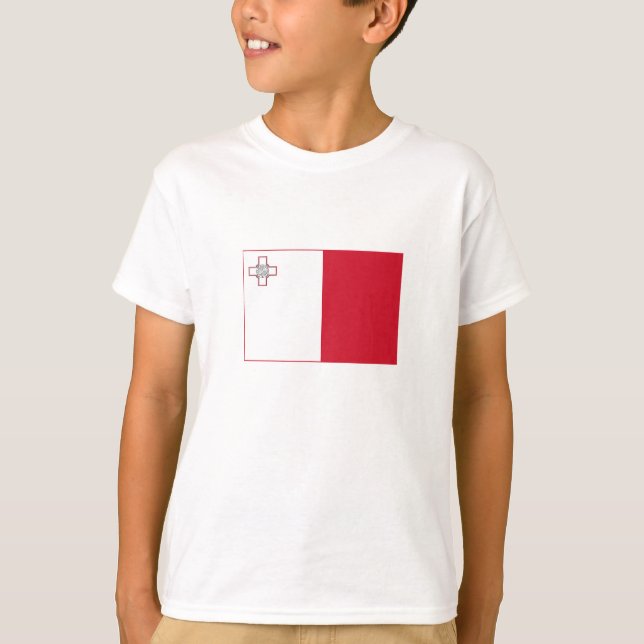 Camiseta Bandeira de Malta (Frente)