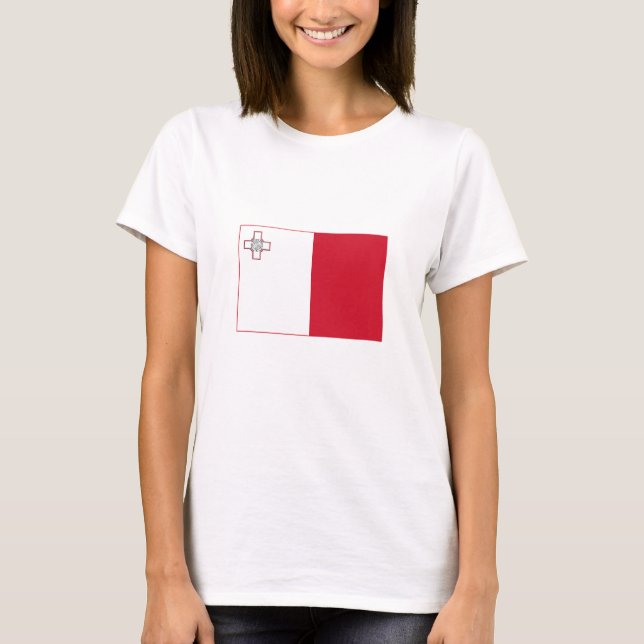 Camiseta Bandeira de Malta (Frente)