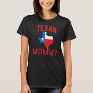 Camiseta Bandeira de Mamães Texanos Orgulhosa Texas Vintage