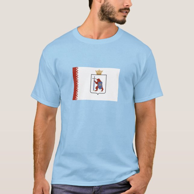 Camiseta Bandeira de Mari El (Frente)