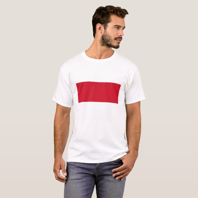 Camiseta Bandeira de Marrocos (Frente Completa)