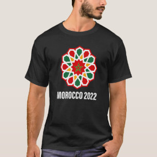 Camiseta Bandeira de Marrocos Futebol 2022