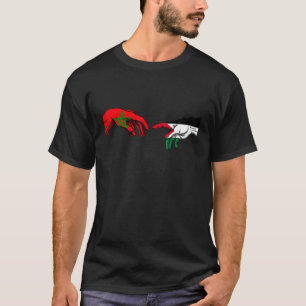 Camiseta Bandeira de Marrocos Palestina Mãos Marroquinas P