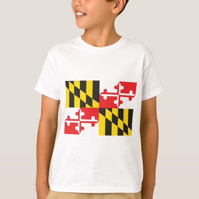 CAMISETA BANDEIRA DE MARYLAND (Frente)