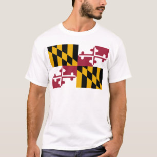 Camiseta bandeira de Maryland