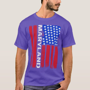 Camiseta bandeira de Maryland América