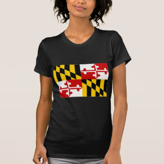 Camiseta Bandeira de Maryland dos Estados Unidos