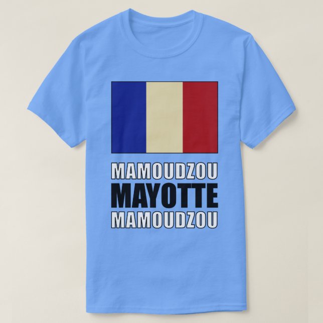 Camiseta Bandeira de Mayotte (Frente do Design)