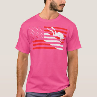 Camiseta Bandeira de Mergulho Profissional de Mergulho Engr