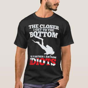 Camiseta Bandeira de mergulho Scuba engraçada incrível Cota