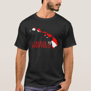 Camiseta Bandeira de mergulho SCUBA Hawaii