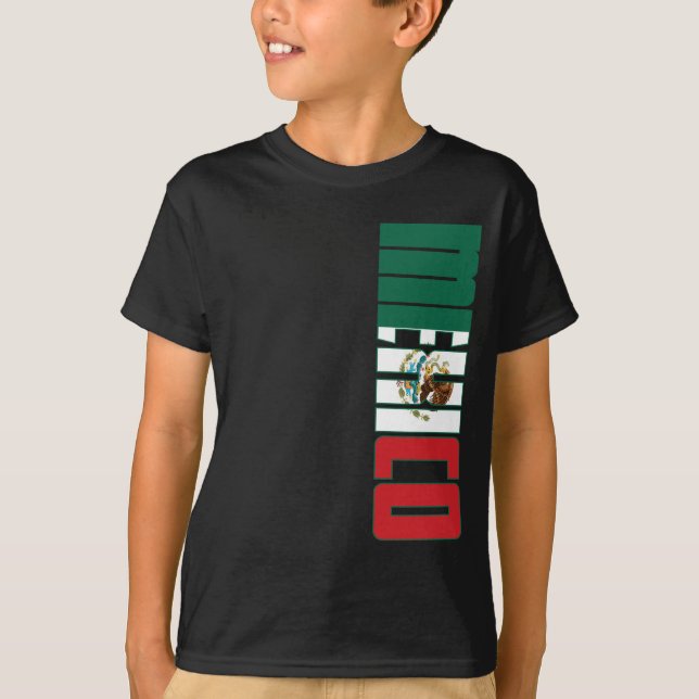 Camiseta Bandeira de México (Frente)