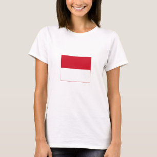 Camiseta Bandeira de Mônaco