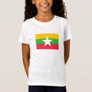 Camiseta Bandeira de Myanmar