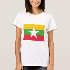 Camiseta Bandeira de Myanmar