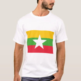 Camiseta Bandeira de Myanmar