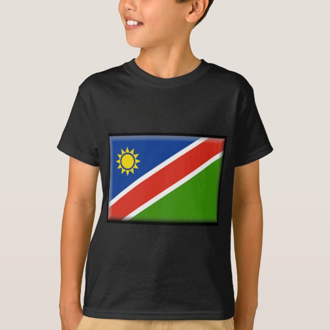 Camiseta Bandeira de Namíbia (Frente)