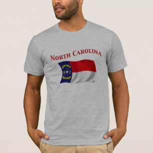 Camiseta Bandeira de North Carolina