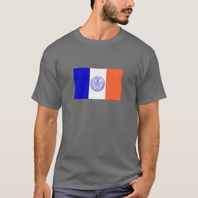Camiseta Bandeira de Nova Iorque (Frente)