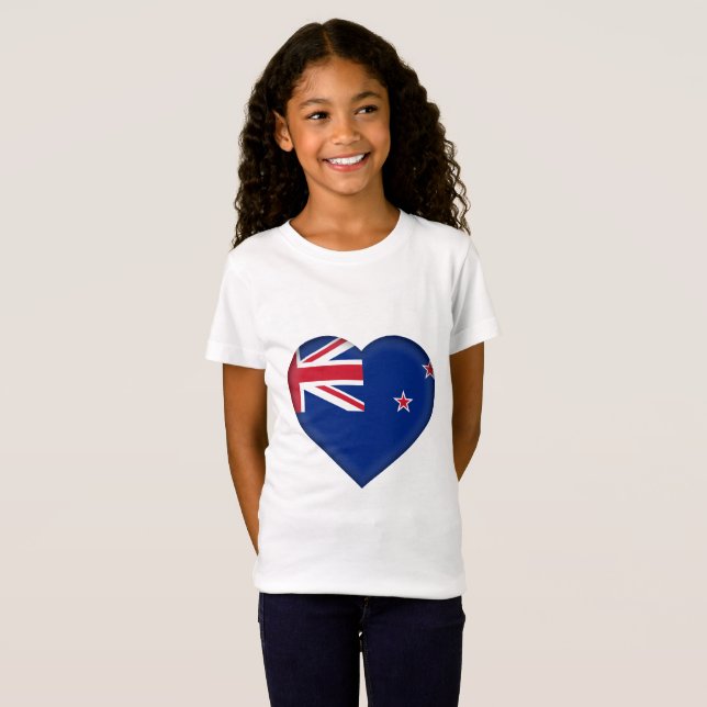 Camiseta Bandeira de Nova Zelândia (Frente Completa)