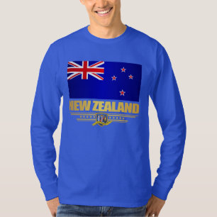 Camiseta Bandeira de Nova Zelândia