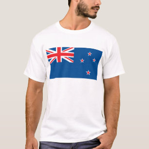 Camiseta Bandeira de Nova Zelândia