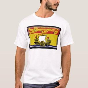 Camiseta Bandeira de Novo Brunswick (Canadá)