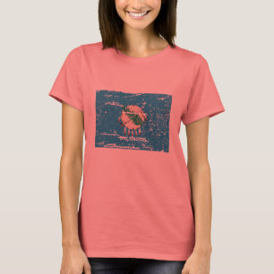 Camiseta Bandeira de OKLAHOMA do vintage