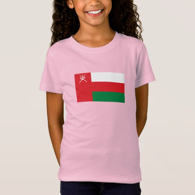 Camiseta Bandeira de Omã (Frente)
