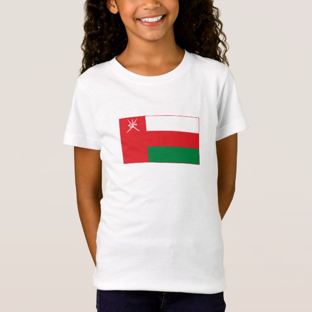 Camiseta Bandeira de Omã (Frente)