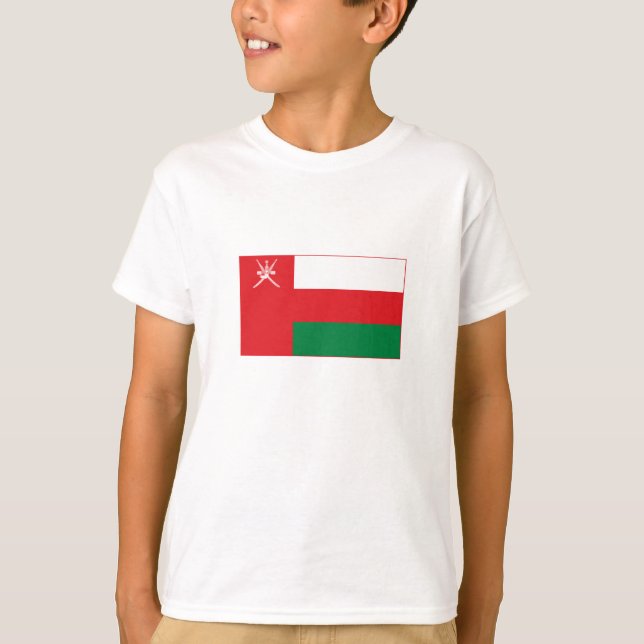 Camiseta Bandeira de Omã (Frente)