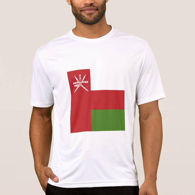 Camiseta bandeira de Omã (Frente)