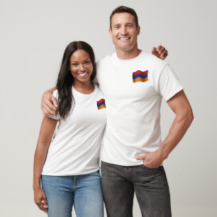 Camiseta Bandeira de ondulação de Arménia