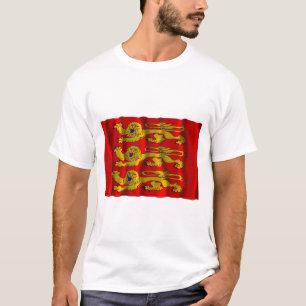 Camiseta Bandeira de ondulação de Haute-Normandie