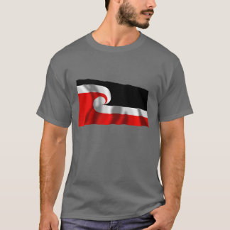 Camiseta Bandeira de ondulação maori