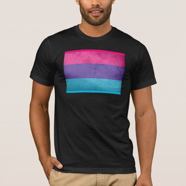 CAMISETA BANDEIRA DE ORGULHO ANDROGYNE (Frente)