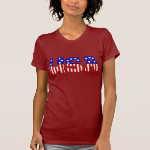 CAMISETA BANDEIRA DE OS ESTADOS UNIDOS DOS EUA