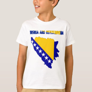 Camiseta Bandeira de país bosniana