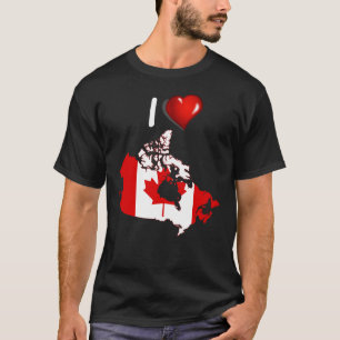 Camiseta Bandeira de país canadense