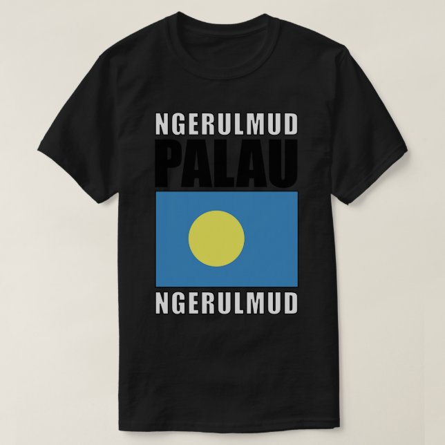 Camiseta Bandeira de Palau (Frente do Design)
