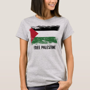 Camiseta Bandeira de Palestina do Grunge