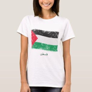 Camiseta Bandeira de Palestina do Grunge
