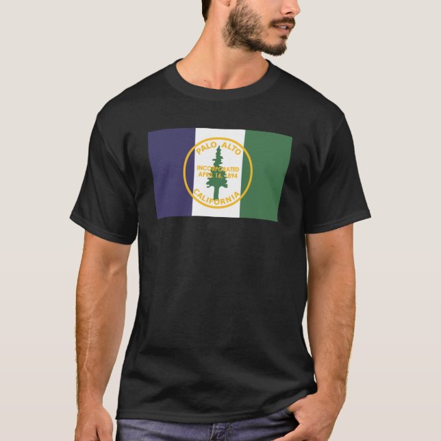 Camiseta Bandeira de Palo Alto, Califórnia (Frente)