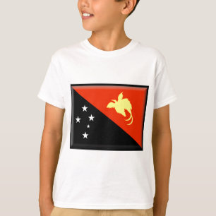 Camiseta Bandeira de Papuá-Nova Guiné