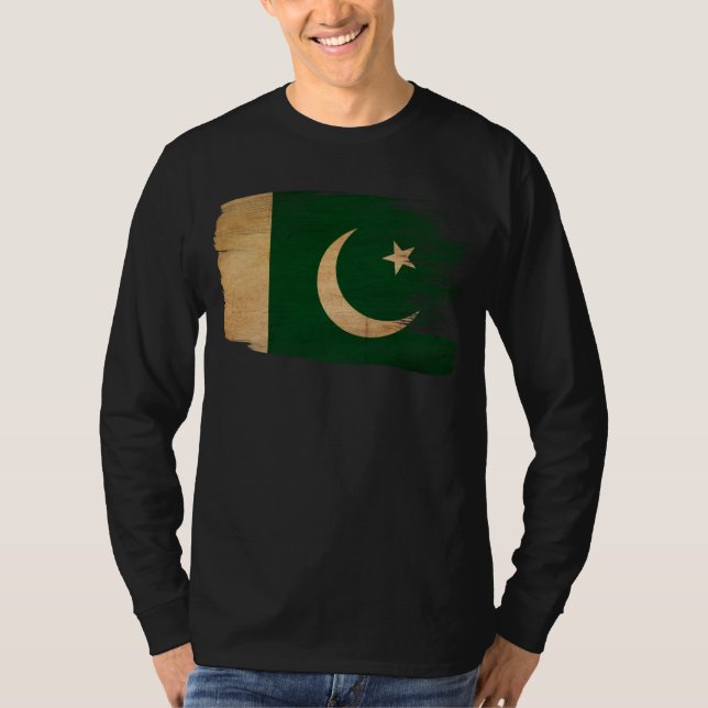 Camiseta Bandeira de Paquistão (Frente)