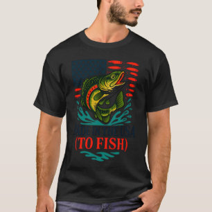 Camiseta bandeira de peixe de férias de pesca na Noruega