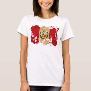 Camiseta Bandeira de Peru