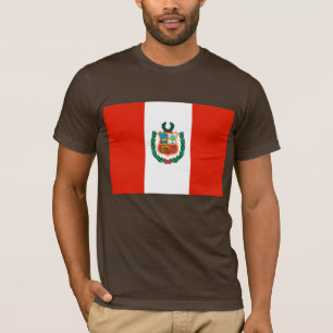 Camiseta Bandeira de Peru