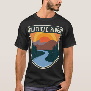 Camiseta Bandeira de pescador de pesca no gelo